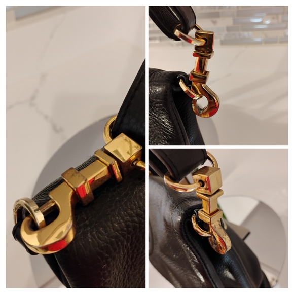 Tory Burch Crossbody - Black Pebbled Leather - Picture 13 of 15